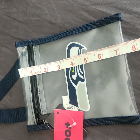 Girls Seahawks clear crossbody bag - Picture 5 of 7